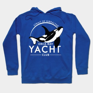 Orca Bay Yacht Club - reverse white Hoodie